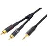 Ridem Cavo 3,5mm ST / 2x RCA M 5mt Ridem - RDM C55