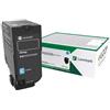 Lexmark 75B20C0 toner originale ciano 10.000 copie per CS727de CS728de CX727de