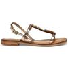 Geox D MADDALUSIAC F - Sandalo Scorrevole Donna, Lt Gold,