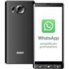 SAIET - Cellulare Smart Senior STS600 MAX Per Anziani 4G e Bluetooth - Tasti e Lettere Grandi - Custodia Protettiva Inclusa - Smartphone con Whatsapp e SOS