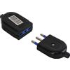 Aigostar Kit Spina Volante 16A + Presa Bipasso 250v nera Aigostar