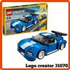 Lego Creator 3 in 1 fuori produzione catalogo box vintage Auto da corsa 31070