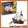 Lego Creator 3 in 1 fuori produzione catalogo box vintage Galeone pirati 31109