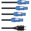 EUROLITE Cavo di alimentazione EUROLITE P-Con 1-4 3x25 mm (30235020)