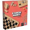 Spin Master Eg Classici 6 Giochi Riuniti In Legno Giochi da Tavolo di Spin Master