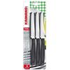 Roccobimbo Coltello Tavola 6 Pezzi Kaimano Dinamik di FISKARS-Nero