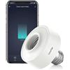 LoraTap Smart WiFi Portalampada E27 Adattatore per LED Lampadina Wireless Timer Funziona