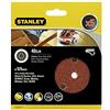 STANLEY 5 Discos ø 125 mm. Para lijadora rotorbital