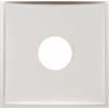 Hager S1 - Placca per Ackermann 73070 A lucido bianco pile