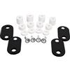 Alberts 557775 Kit di Fissaggio per griglia Finestra, Argento