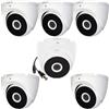 Dahua KIT Telecamere Dahua 5MPX DOME AHD Focale Fissa da 2.8 mm risoluzione ultra HD