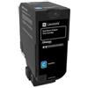 Lexmark 74C20C0 cartuccia toner 1 pz Originale Ciano