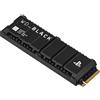 Western Digital WD_BLACK SN850P M.2 SSD internamente 4 TB con dissipatore di calore integrato, p