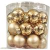 Giocoplast Natale Palline di Natale in Vetro oro d 2,5cm 24 Pezzi Giocoplast