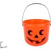 Due Esse Christmas Secchiello Zucca Halloween in Plastica 14cm di Dueesse