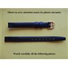 Cobra Bracciale Flessibile E Confortevole In Vera Pelle Nera Opaca 8 Mm