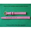 Cobra Bracciale Morbido E Confortevole In Vero Cuoio Rosa Pastello 8 Mm