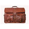 Fatto a mano Borsa a tracolla messenger 17" artigianale in vera pelle vintage per laptop