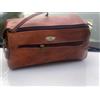 Fatto a mano Borsa in pelle da toeletta per papà uomo grande viaggio bagno rasatura doppio...