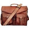 Fatto a mano NUOVA BORSA VALIGIA VINTAGE IN PELLE MARRONE MESSENGER BORSA A TRACOLLA BORSE...