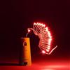Wisdom Stringa per bottiglie 2 metri da 20 MicroLed Rosso a batteria Wisdom