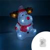 Wisdom Alce luminosa 3D 30 Led 15cm in acrilico a batteria Wisdom