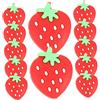 Parliky 12pcs Tennis Ammortizzatore Silicone Ammortizzatore Fragola Design Per Racchetta Da Tennis Leggero E Facile Da Montare Per Tennis Professionale E Tempo Libero