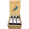 Beccaia vino Bolgheri Rosso DOC 6 in cassetta legno I Tirreni