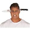 NO BRAND Cerchietto coltello insanguinato testa halloween horror