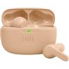 JBL Wave Beam, Auricolari Wireless In-Ear Bluetooth, Waterproof IP54 e Antipolvere IPX2, Deep Bass Sound, Tecnologia Smart Ambient e Voice Aware, Fino a 32 h di Autonomia, Beige