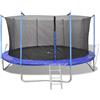 vidaXL Set 5 pz Trampolino con Rete Scaletta Protezione Dimensioni Diverse vidaXL