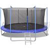 vidaXL Set 5 pz Trampolino con Rete Scaletta Protezione Dimensioni Diverse vidaXL