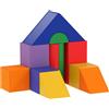 DecHome Set 11 Blocchi Costruzioni Morbide per Bambini 1-3 Anni Multicolore DecHome