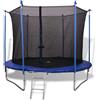 vidaXL Set 5 pz Trampolino con Rete Scaletta Protezione Dimensioni Diverse vidaXL