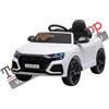 Audi Auto Elettrica per Bambini Audi SQ8 Q8 12V Radiocomando Luci LED Suoni MP3