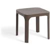 Nardi Tavolino Net Table 40 Tabacco Polipropilene Impilabile