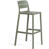Nardi Sgabello Cassia Stool Cactus Polipropilene Impilabile