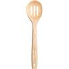Fiskars Folken Cucchiaio da Cucina Forato, Ideale per Pentole Rivestite, Lunghezza: 29 cm, Legno d'Acero Certificato FSC, 1075685