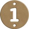 GOMILLE 32 tondi annuali - 6 mm certificato PEFC 100% - Decorazione natalizia in legno