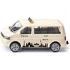 Siku 1555, taxi VW T5 a grande capacità, Metallo/Plastica, Beige, Macchinina per bambini, Stampa Berlino, Pneumatici in gomma, Portellone posteriore apribile