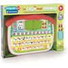 Clementoni - Computer Kid La Casa degli Animali, Gioco Educativo Bambini 2-4 Anni, 16 attività, Impara Lettere Numeri Animali Habitat e Musica, con Finestra Interattiva, Lingua Italiana, 16490