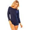 Kalimo Chalandri-Navy - Set Pigiama da Donna, Taglia XXL, Blu Navy, XXL