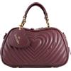 Braccialini Borsa a mano con cuori CANDY - Bordeaux