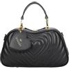 Braccialini Borsa a mano con cuori CANDY - Nero