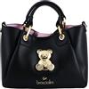 Braccialini Borsa a mano con orsacchiotto AMY BIJOUX - Nero