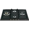 Piano Cottura Incasso Smeg a Gas 60cm 4 Fuochi Antracite SR764AO