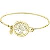 Lotus Style Bracciale da donna con albero della vita, senza aplica, argento, zirconi blu, No aplica, Argento, zirconia blu