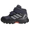 adidas Terrex Skychaser Mid Gore-Tex Hiking Shoes Kids, Scarpe da Trekking Unisex-Bimbi 0-24, Shadow Navy/Grey Three/Semi Impact Orange, 23.5 EU