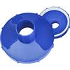 Algenschnapper Adapter Adattatore Universale per aspirapolvere, Attacco a Vite da 80 mm su Tubo da 32 mm, Blu/Bianco