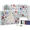 Natsabe La Via del Te - Calendario Dell' Avvento Natale 2025 - Set Regalo Selezione di 24 bustine filtrofoglia contenenti tè foglia intera e tisane - Edizione Limitata